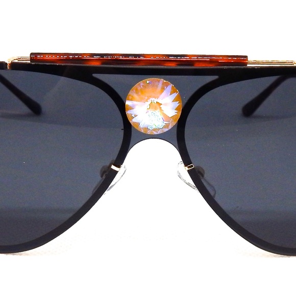 PANTHER POWER CANARY OPAL AVIATOR GLASSES NEW - Picture 3 of 5